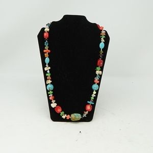 Vintage Fashion Multi Stone Necklace